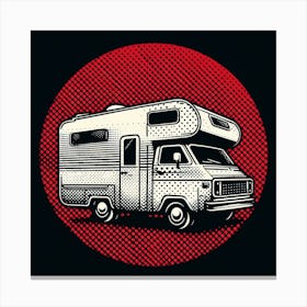 Retro Camper Van 5 Canvas Print