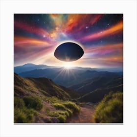 Alien Spaceship Canvas Print