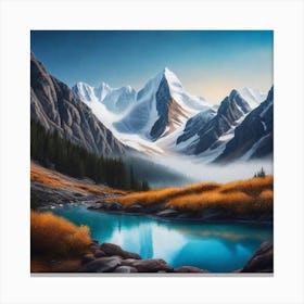 Mountain Landscape 2 Canvas Print