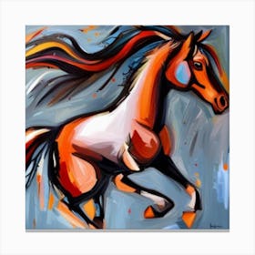 Horse In Motion Canvas Print