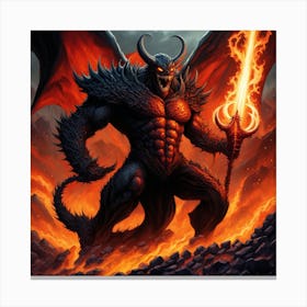Demon God Canvas Print