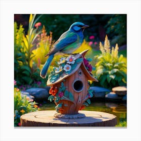 Birdhouse Canvas Print