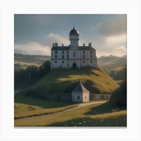 Castle On A Hill Canvas Print