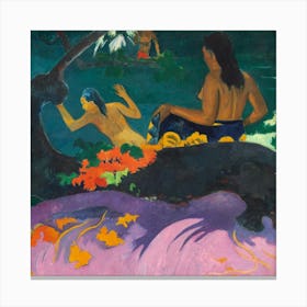 Tahitian Women Canvas Print