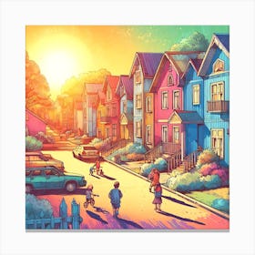 Golden Days Canvas Print