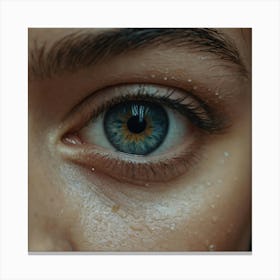 Close Up Of A Woman'S Eye Canvas Print