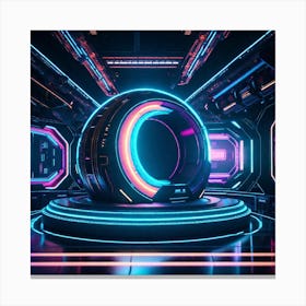 Futuristic Space 1 Canvas Print