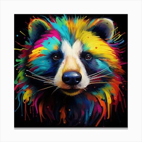 Badger Impression Canvas Print