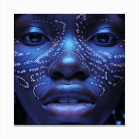 Portrait Of African American Woman 1 Canvas Print