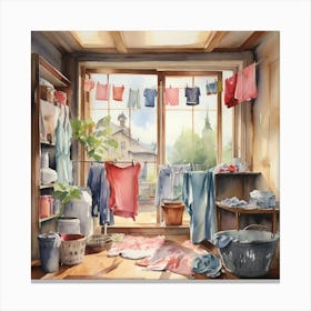 Laundry Room Canvas Print