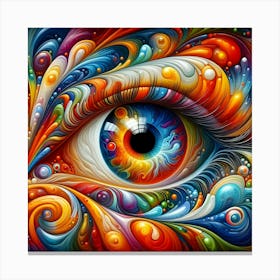 Colorful Eye 6 Toile