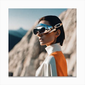 Futuristic Woman 3 Canvas Print