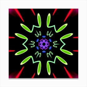 Abstract Psychedelic Art 35 Canvas Print