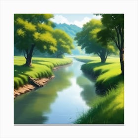 Landscape Painting 191 Canvas Print