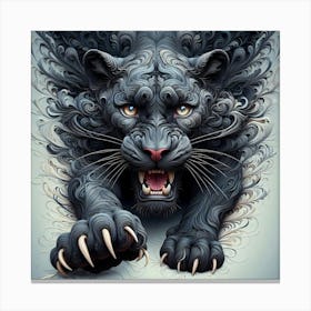 Black Panther 7 Canvas Print