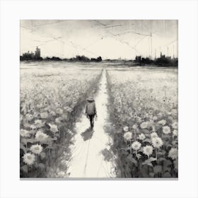 Sunflower Field 2 Canvas Print