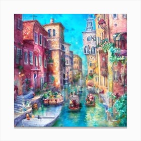 Venice Canal 2 Canvas Print