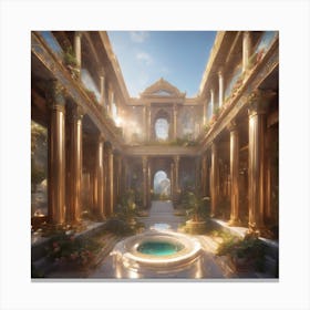 A Glass Hotel Canvas Print