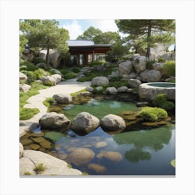 Japanese Garden Canvas Print