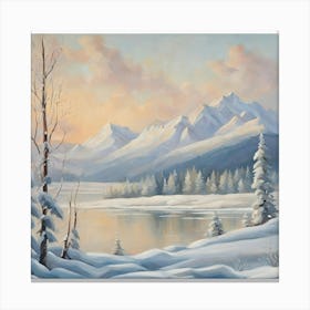 Winter Landscape 7 Canvas Print