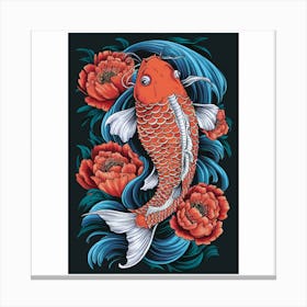 Koi Fish 8 Canvas Print