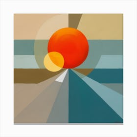 Mid Century Abstract Retros (1) Canvas Print