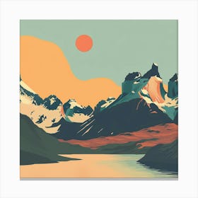 Mountain Landscape 1 Canvas Print