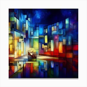 Noname Glass Art 9 Canvas Print