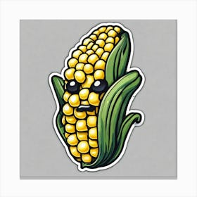 Sweetcorn As A Logo Perfect Composition Beautiful Detailed Intricate Insanely Detailed Octane Rend (1) Canvas Print