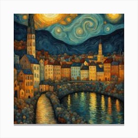 Starry Night 3 Canvas Print