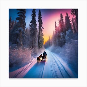 Sled Dog 1 Canvas Print