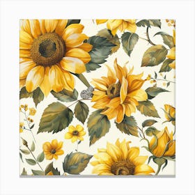 Sunflowers 1 Canvas Print