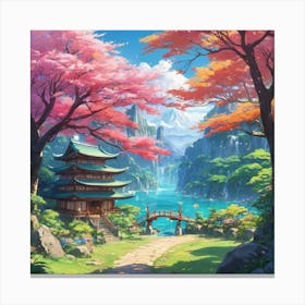 Pagoda Canvas Print