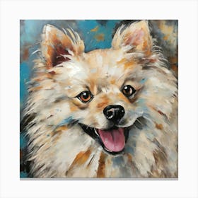 Spitz dog Canvas Print