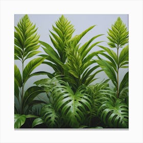 Tropical Plants 2 Canvas Print