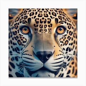 Leopard'S Face Canvas Print