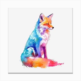 Colorful Fox 1 Toile