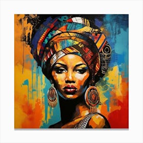 African Woman 48 Canvas Print