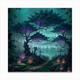 Dark Forest 2 Canvas Print