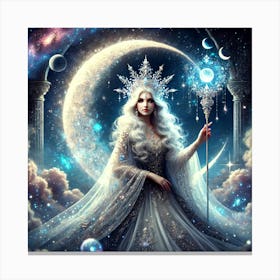 Moon Goddess Canvas Print