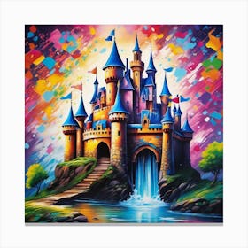 Cinderella Castle 28 Canvas Print