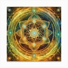 Flower of life 333 Canvas Print