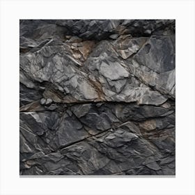 The Texture Of A Rugged Mountain Canvas Print