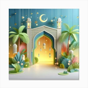 Islamic Ramadan 13 Canvas Print