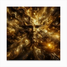 Golden Sun Canvas Print