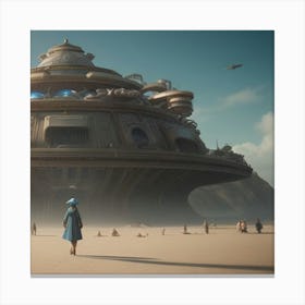 Galactic Ark Canvas Print