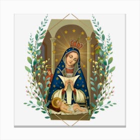 Hot Trend Our Lady Of Altagracia Virgen De Dominicana Canvas Print