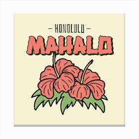 Hawaiian Hibiscus Canvas Print