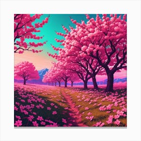 Cherry Blossoms Canvas Print