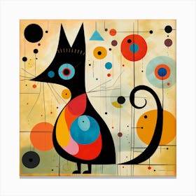 Abstract Cat 2 Canvas Print